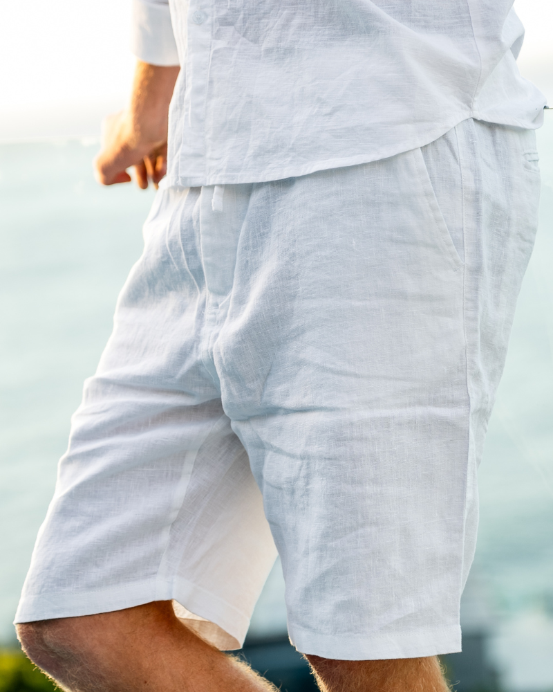 Casablanca - Pantalon corto de lino