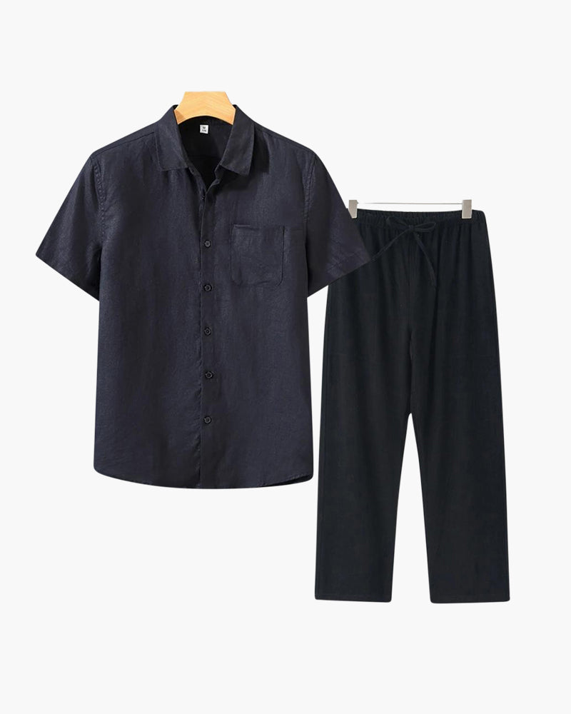 Conjunto de lino Old Money (Shortsleeve)