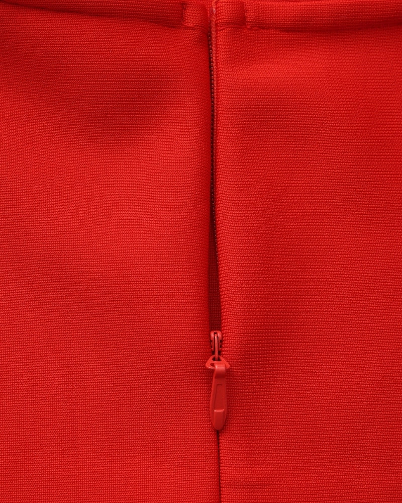 Vestido largo Halter con cuello delgado