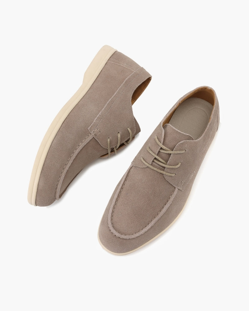 Zapatos premium de encaje de gamuza