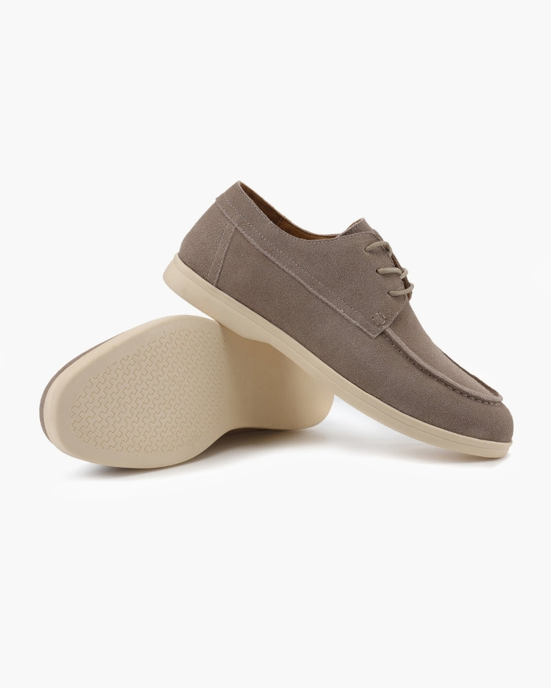 Zapatos premium de encaje de gamuza