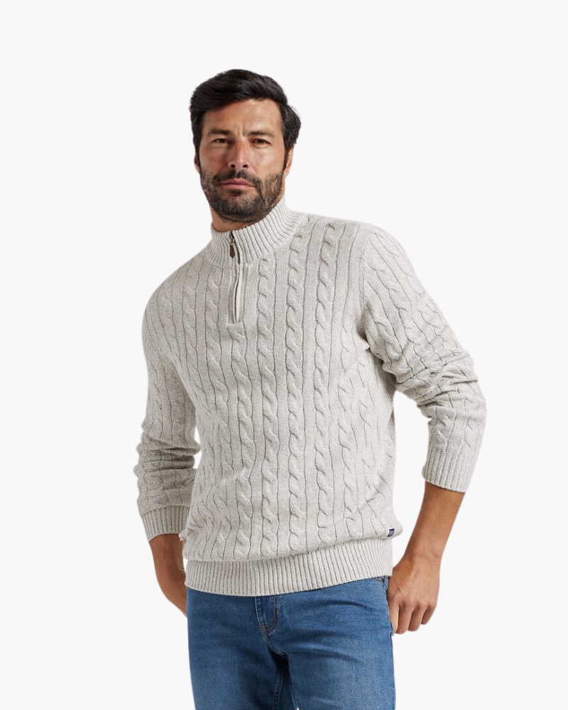 Sweater Verbier con media cremallera