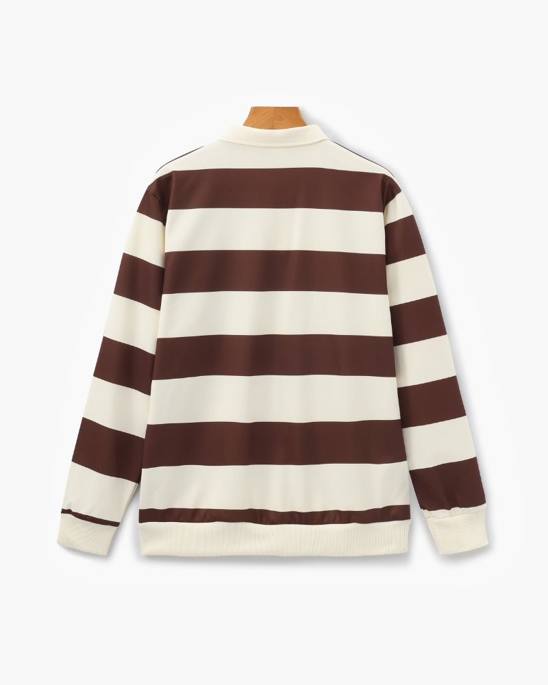 Polo de rugby vintage Stripe