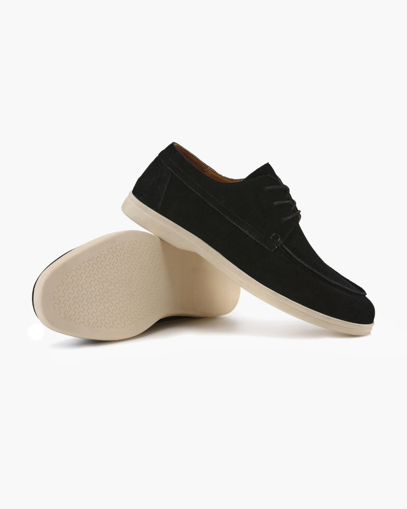 Zapatos premium de encaje de gamuza