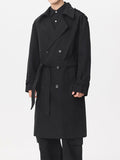 Abrigo de trench clásico con doble pecho