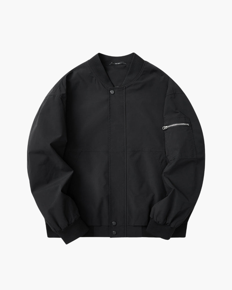 Chaqueta bomber minimalista