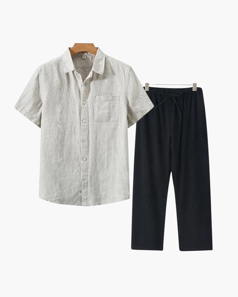 Conjunto de lino Old Money (Shortsleeve)