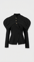 Obsidian - Chaqueta blazer elegante con botones dorados