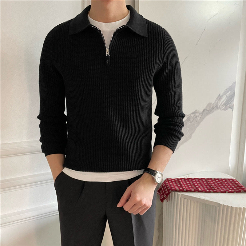 Suéter con cremallera de GONGJU