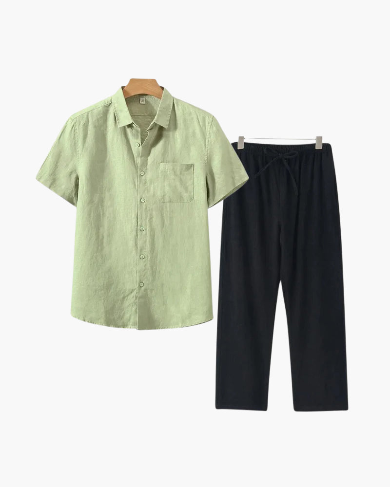 Conjunto de lino Old Money (Shortsleeve)