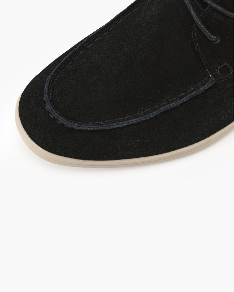 Zapatos premium de encaje de gamuza