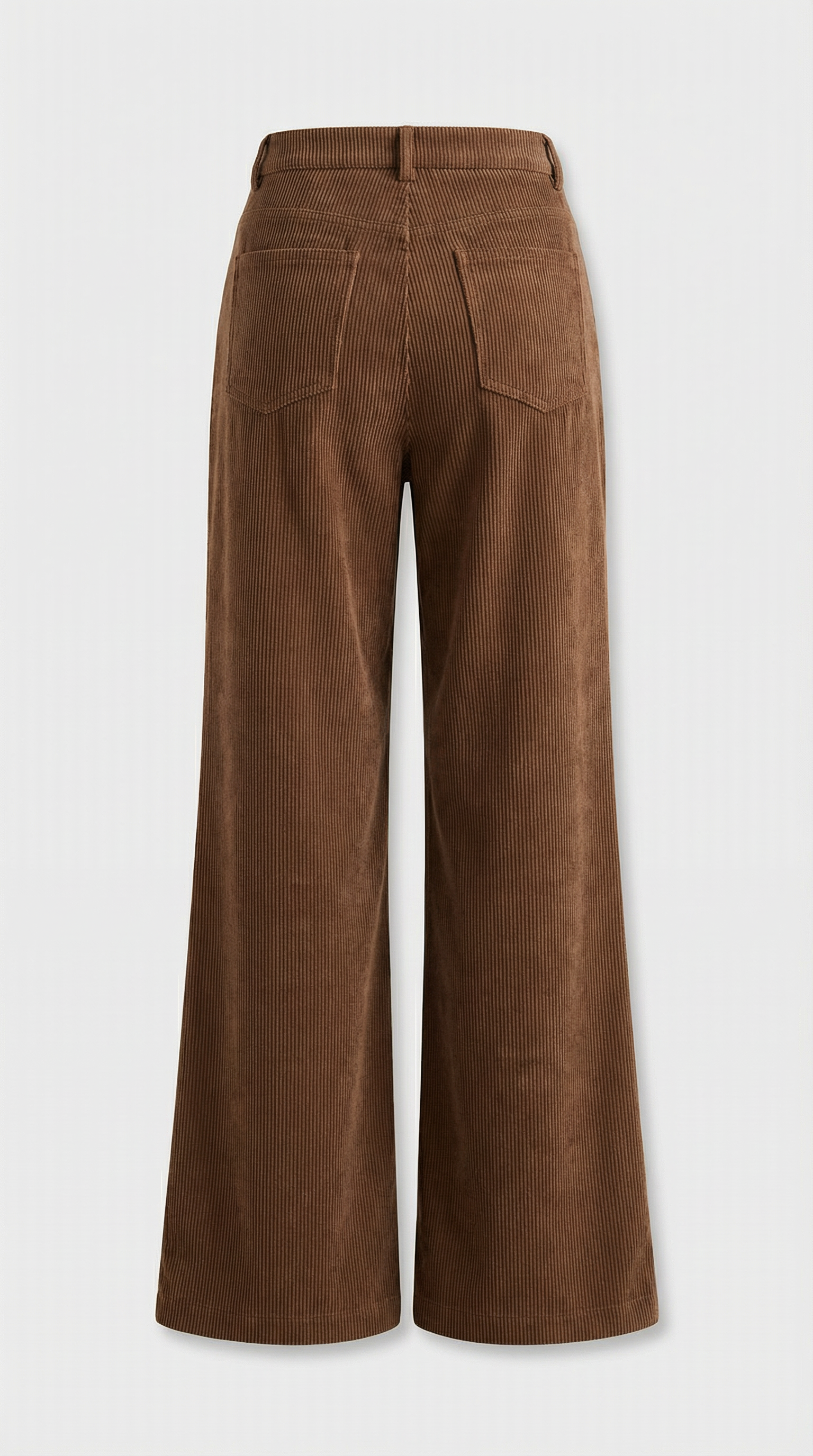 Ember - Pantalón casual vintage con cordones rectilíneos y relajados