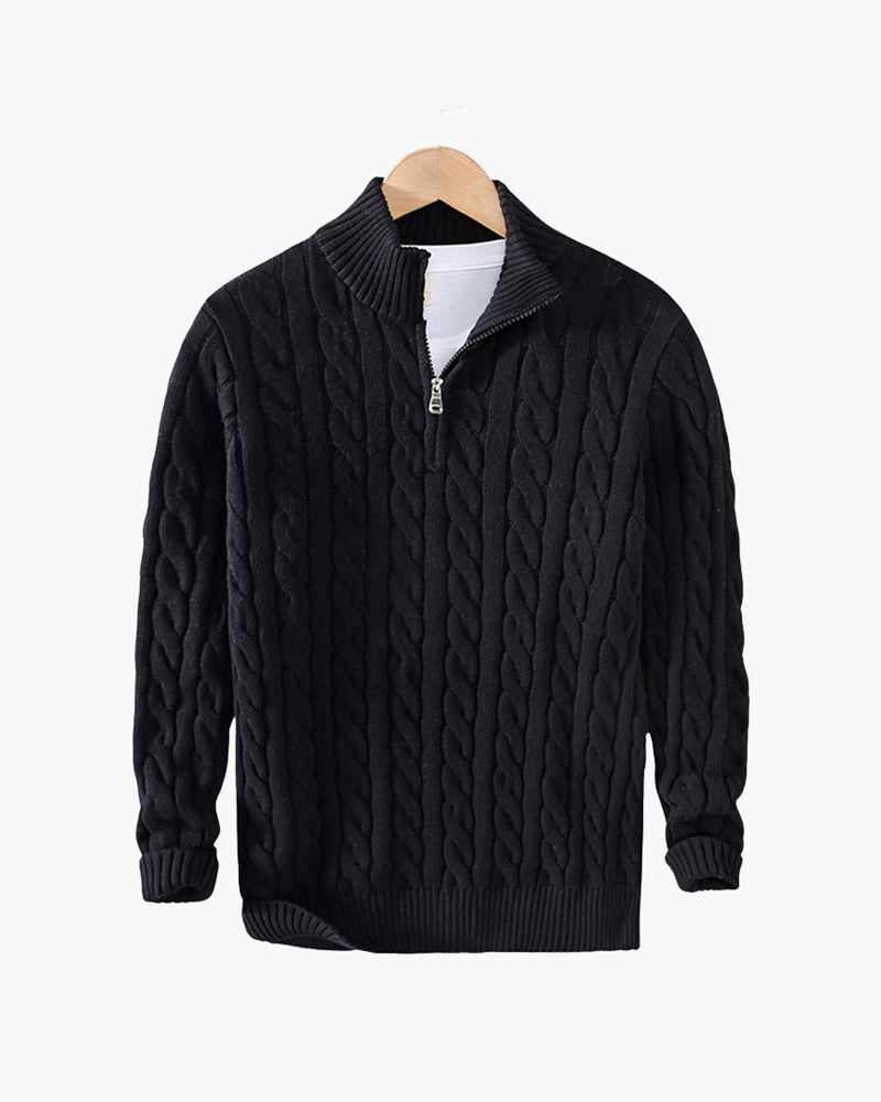 Sweater Verbier con media cremallera