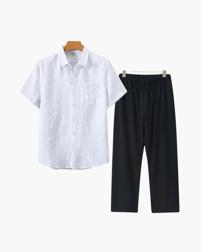 Conjunto de lino Old Money (Shortsleeve)