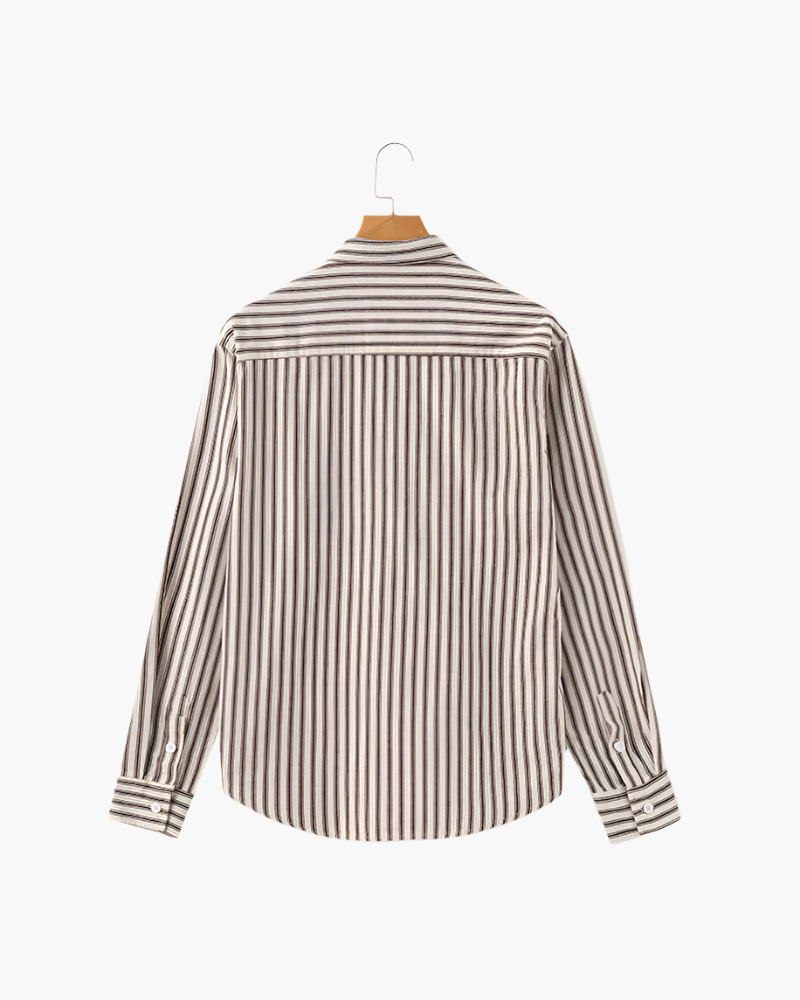 Camisa a rayas para caballeros