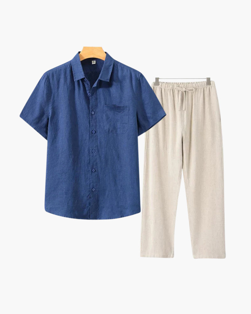 Conjunto de lino Old Money (Shortsleeve)
