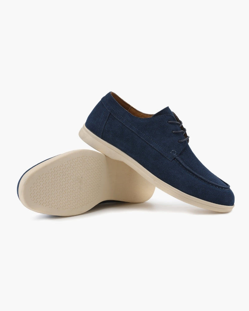Zapatos premium de encaje de gamuza