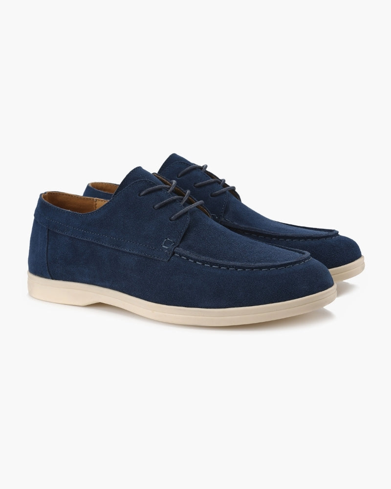 Zapatos premium de encaje de gamuza