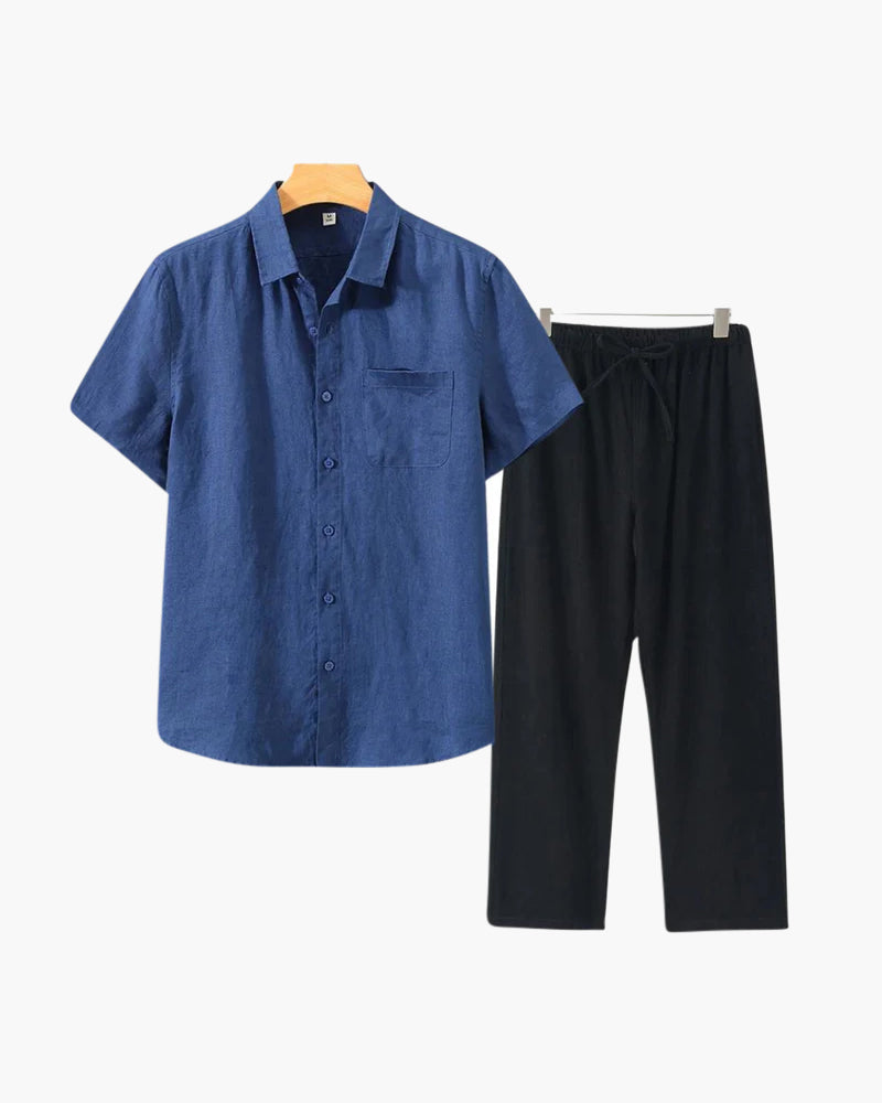 Conjunto de lino Old Money (Shortsleeve)