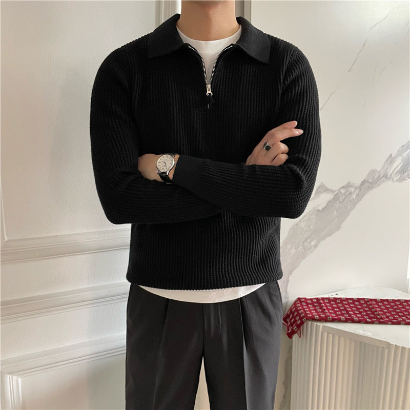 Suéter con cremallera de GONGJU