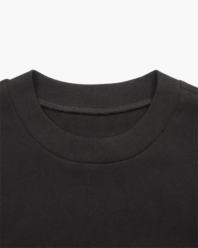 Camiseta refinada y sólida