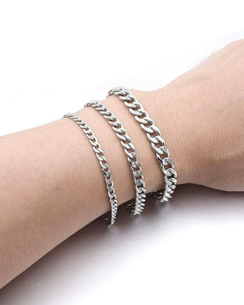 Pulsera con cadenas old money