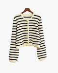Chaleco de lana rayado premium