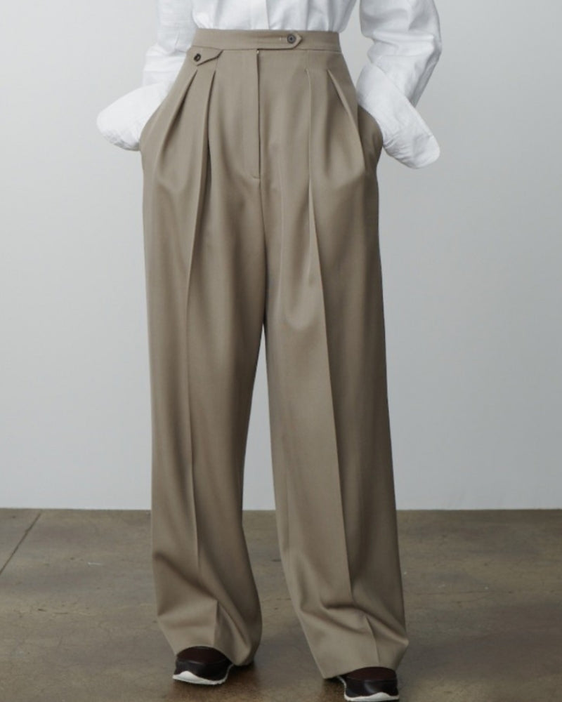 Pantalón de lana oversize