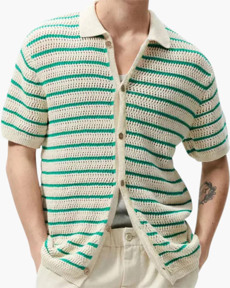 Marbella - Camiseta de buzón tejido a punto