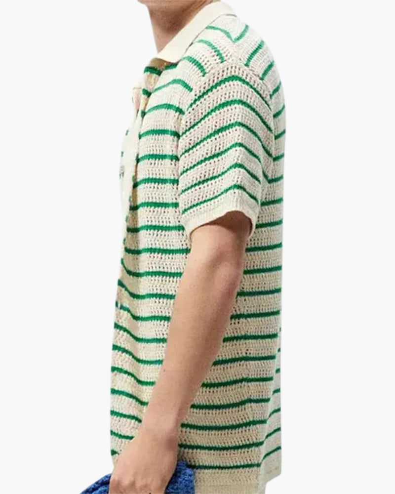 Marbella - Camiseta de buzón tejido a punto