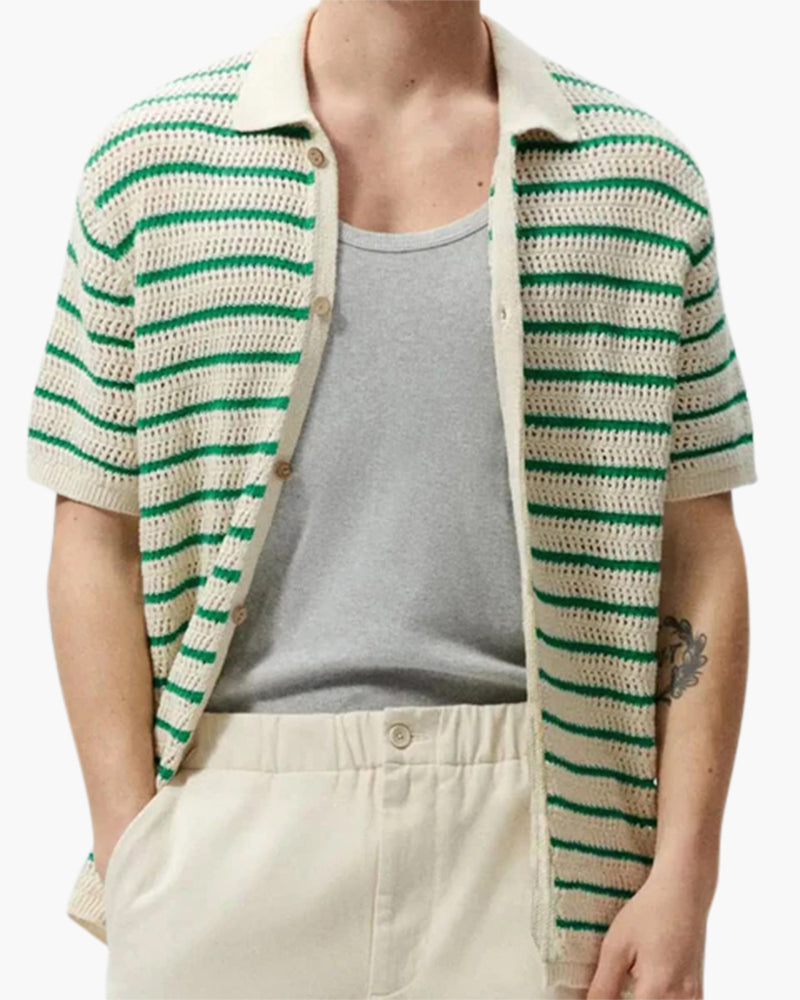 Marbella - Camiseta de buzón tejido a punto