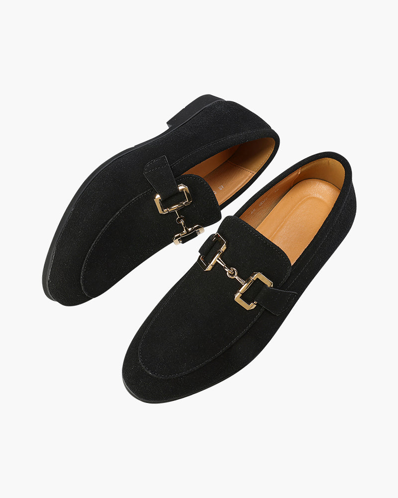 Lujosos mocasines de cuero