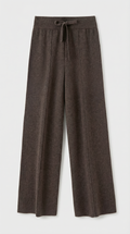 Milos - Pantalones de lana merino 100% anchos marrón