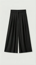 Epure - Pantalón a medida de pierna ancha negro