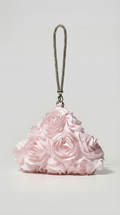 Isla - Romantic Floral Petal Evening Bag Pink
