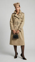 Luma - Double-belted Long & Loose Trench Coat