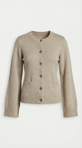 Kaya - Cárdigan de punto suave y minimalista beige