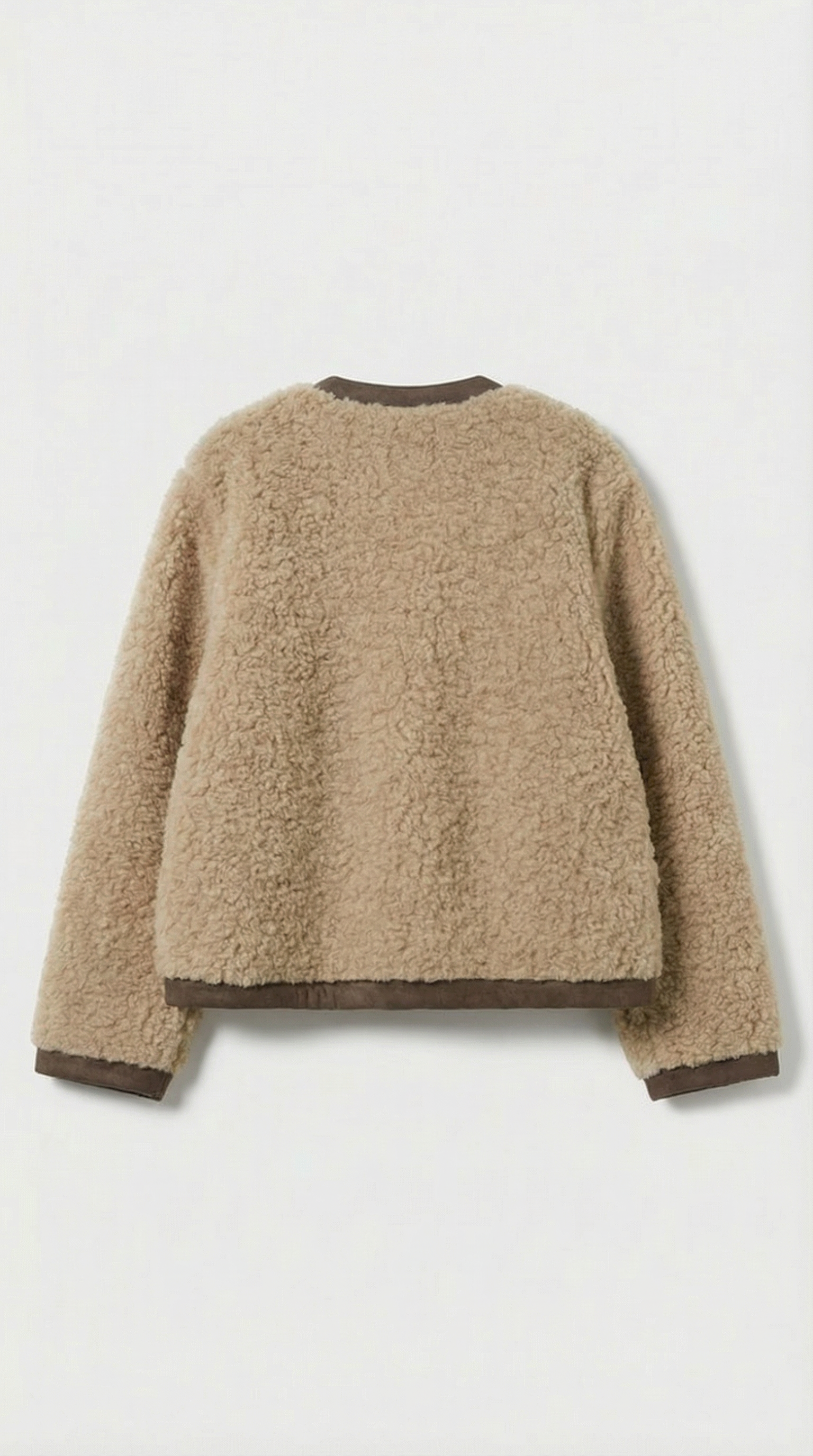 Mire - Vegan Fur Short Jacket Brown