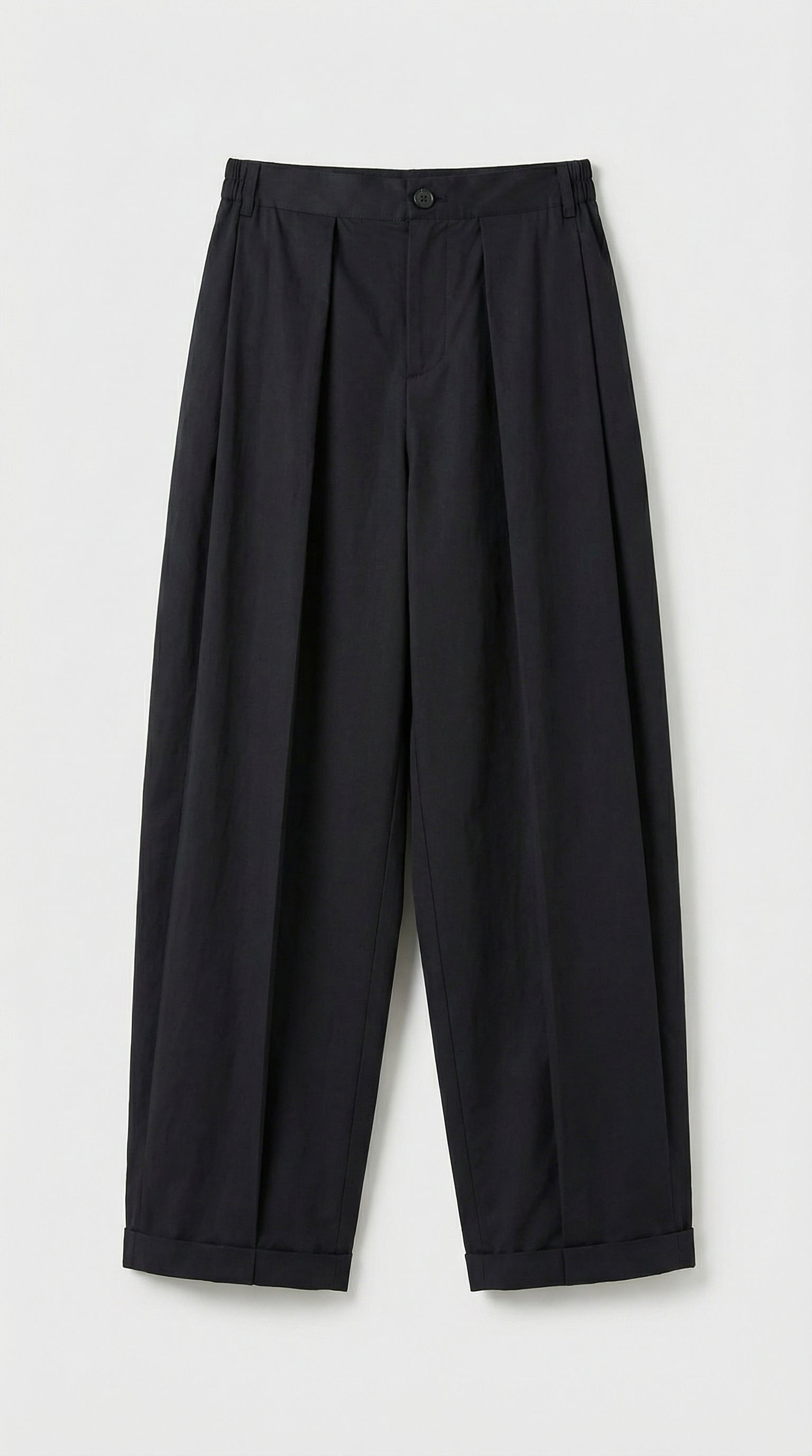 Nemi - High-Rise Flare Pants Black