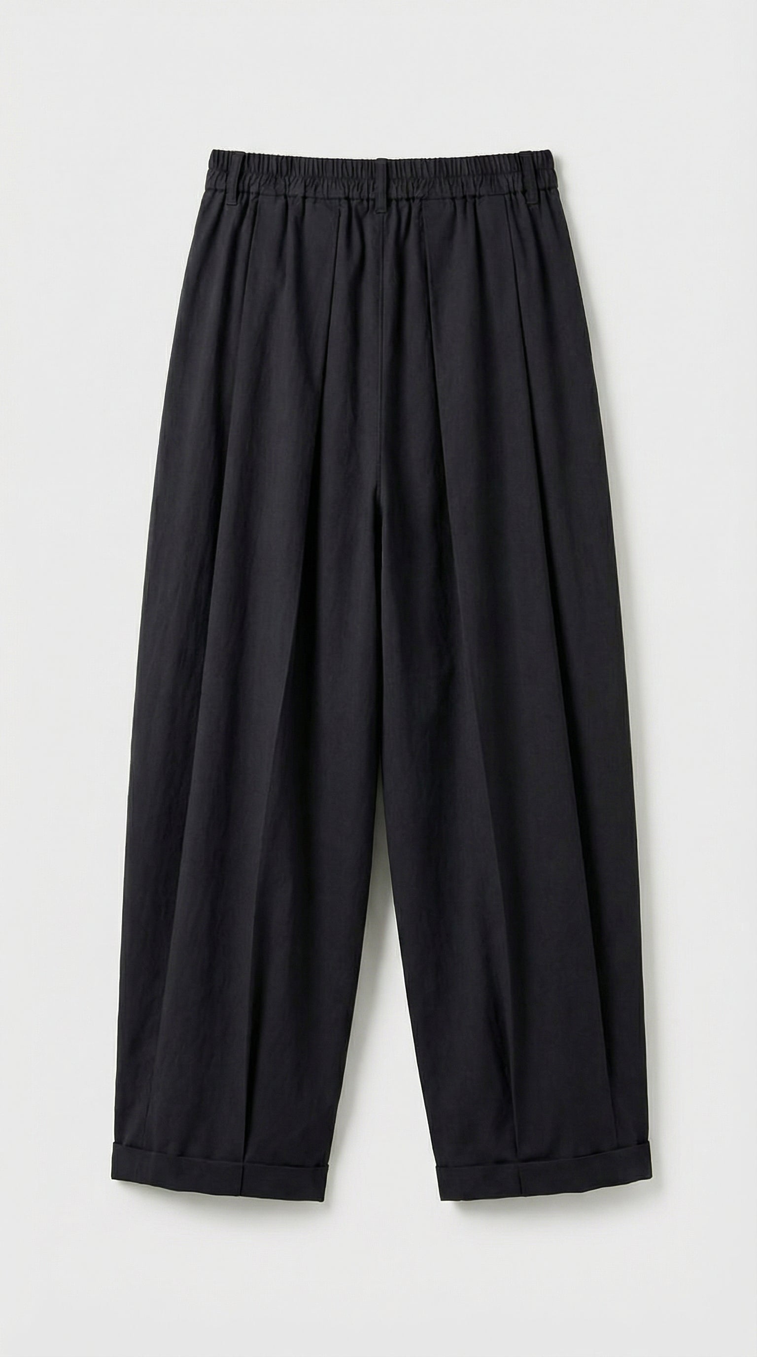 Nemi - High-Rise Flare Pants Black