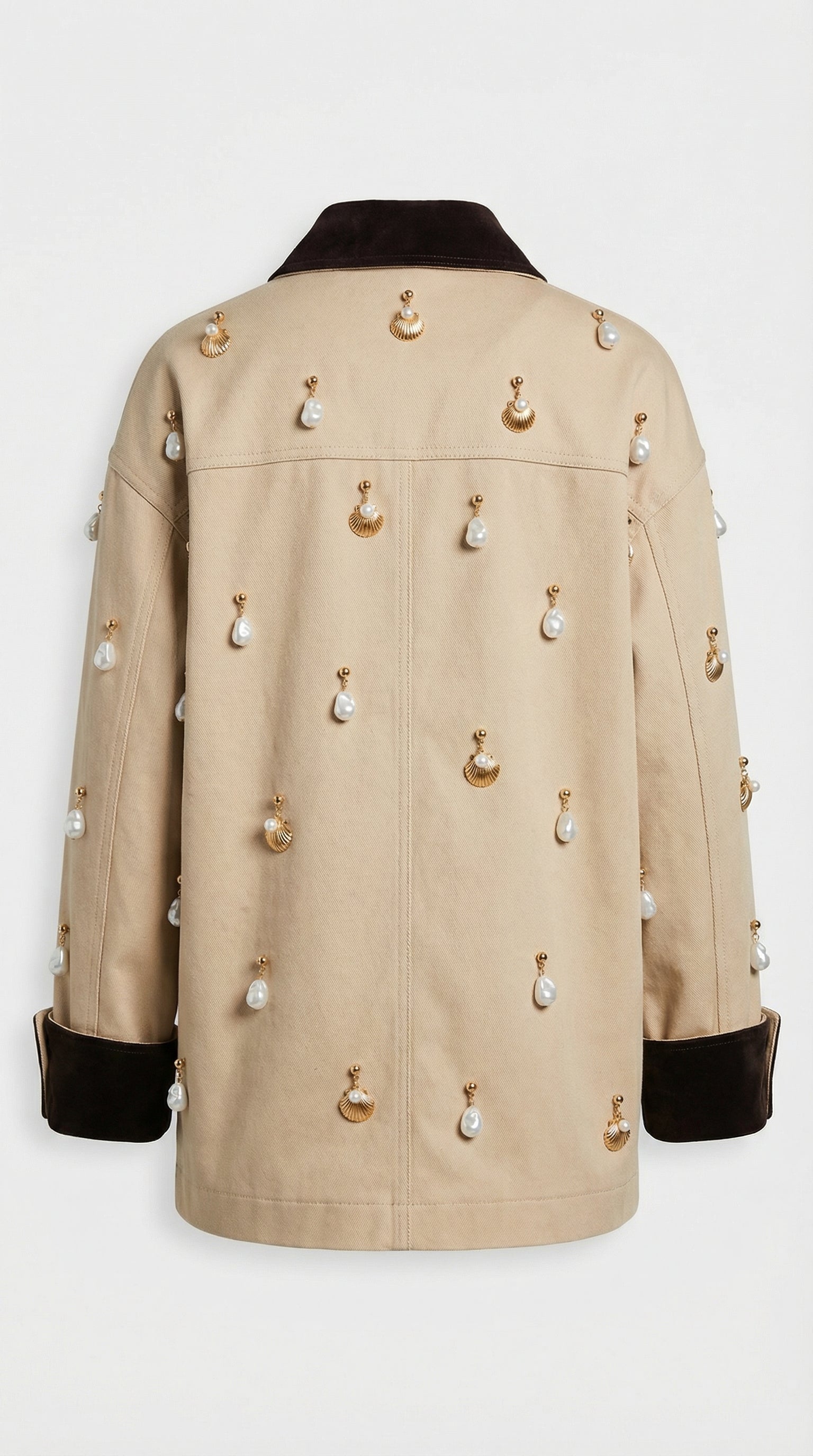Veya - Pearl Embellished Contrast Jacket