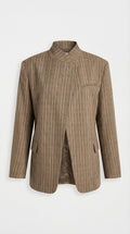 Helena - Blazer vintage de cuello liso