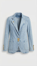 Lena - French Style Denim Blazer