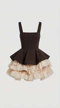Tira - Timeless Contrast Satin Mini