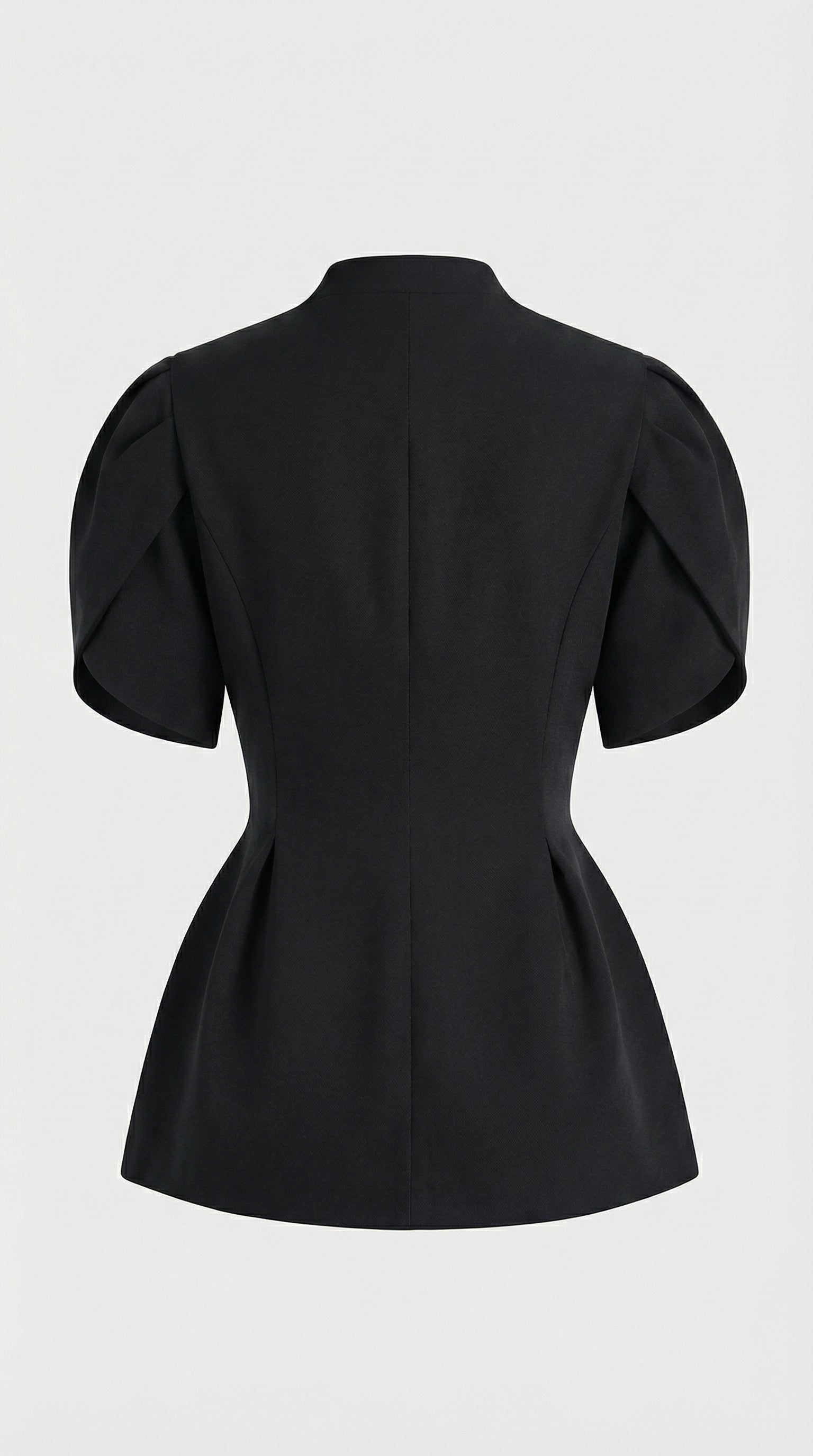 Livo - Puff-Sleeve Black Set