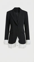 Era - Blazer de encaje negro
