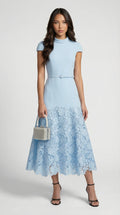 Mirana - French Blue Lace Midi
