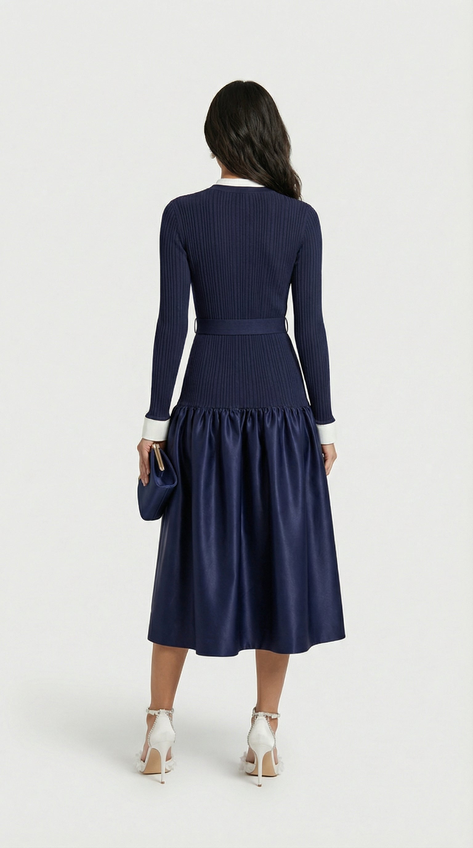 Lavi - French Style Spliced Chic Dress
