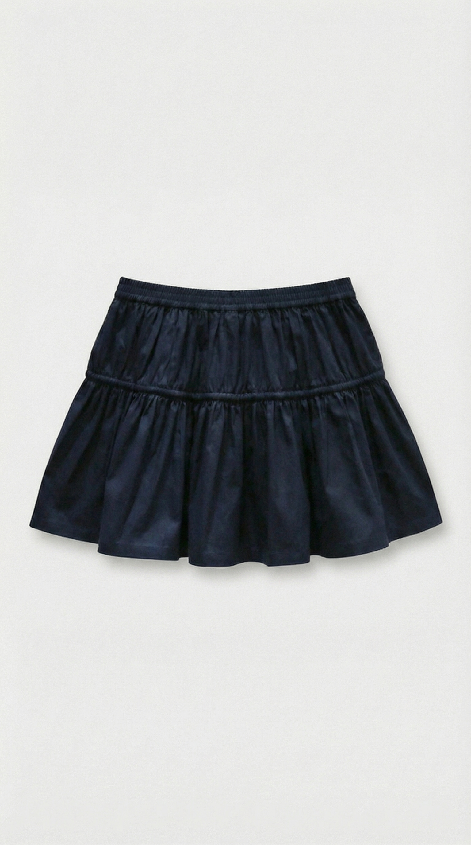 Evi - Tiered Button-Front Mini Skirt