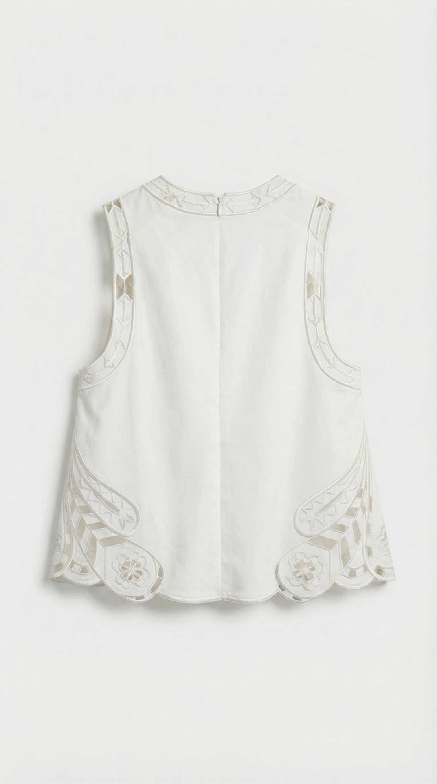 Nuro - Embroidered Eyelet Two-Piece Set
